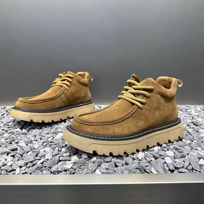 Street Fashion Men 2025 - Autunno Inverno Uomo Stivali con plateau