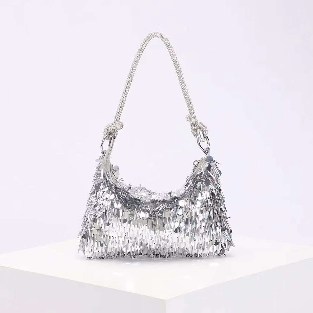 Fashion Street Night - Borsa a tracolla sottile a mezzaluna