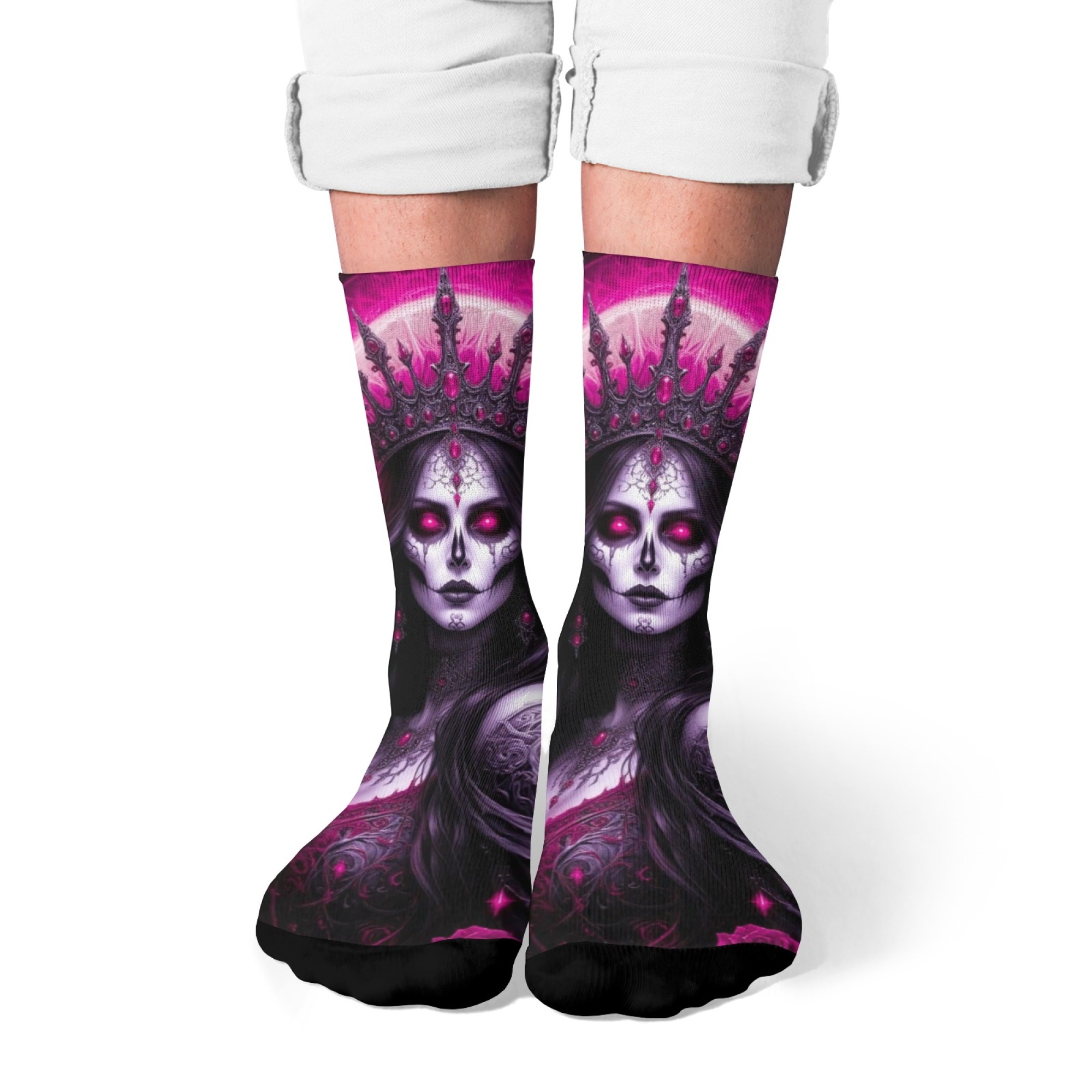 Calzini Death Queen Dark Gothi - Queen Street Fashion recensione e prezzo