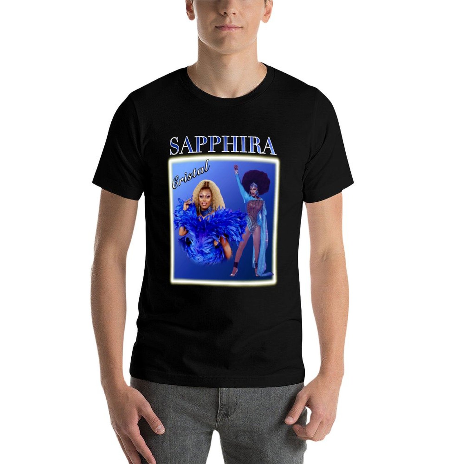T-Shirt Sapphira Cristal Drag  - Queen Street Fashion recensione e prezzo