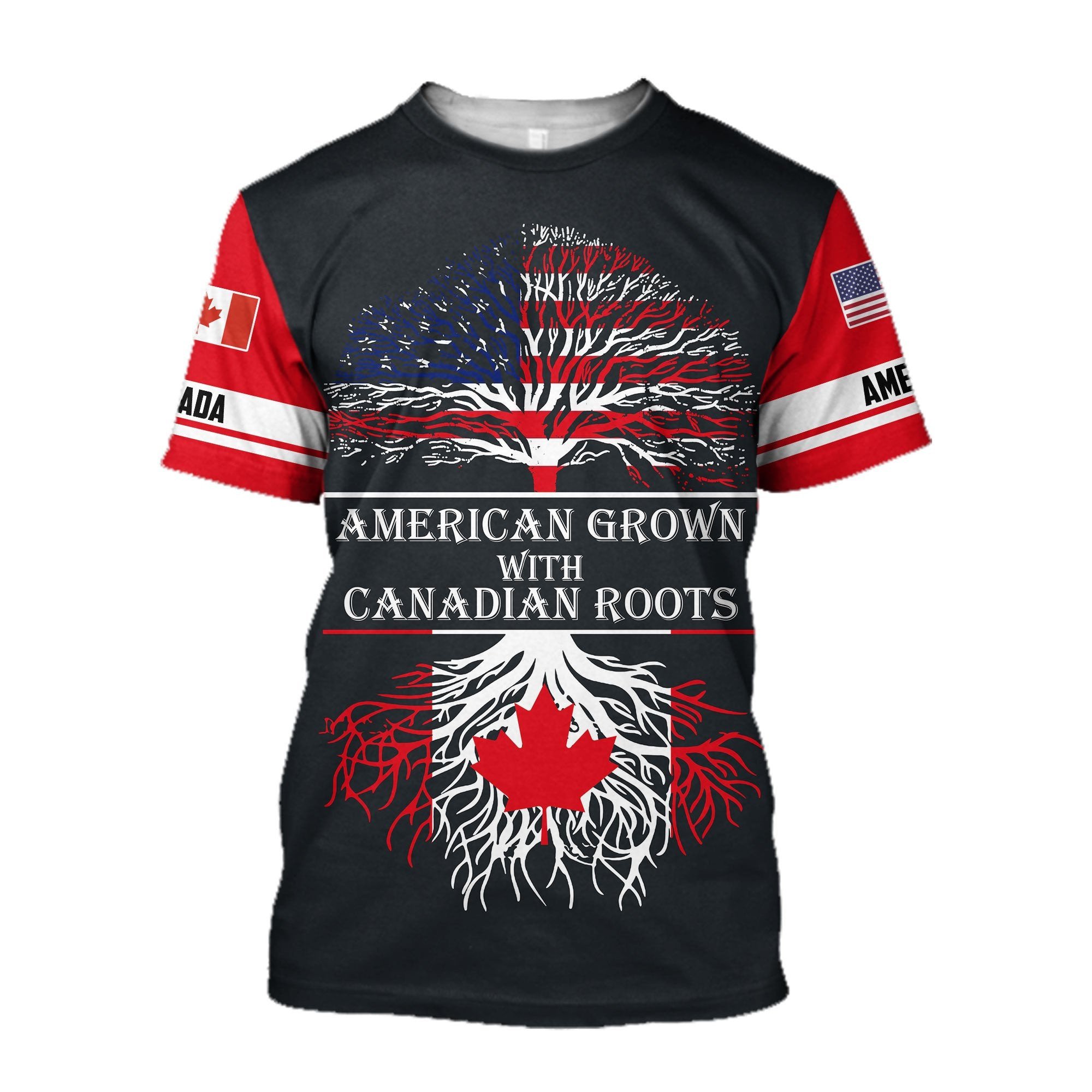 Canada Flag Graphic 3D Print t - Street Fashion Canada recensione e prezzo